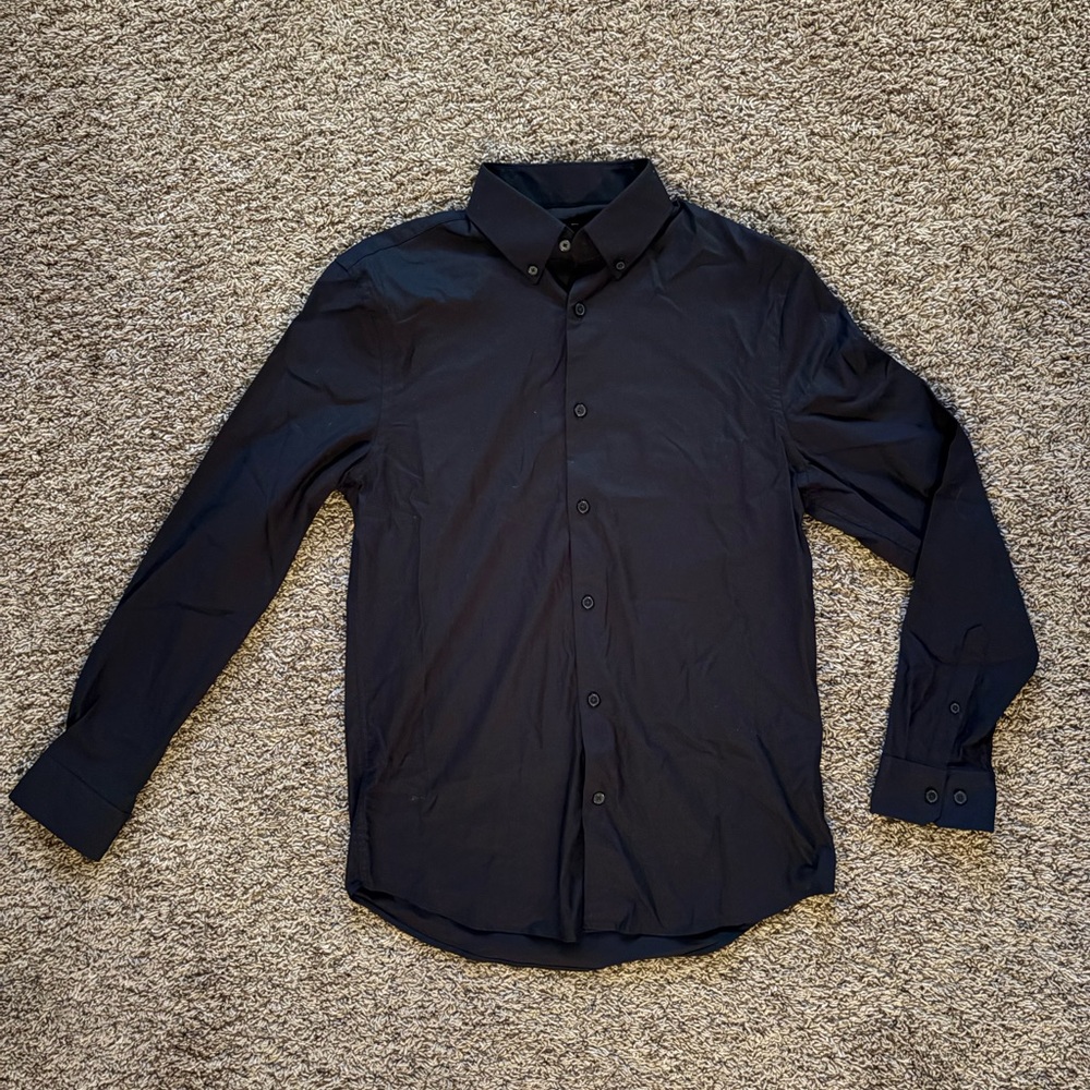 Express Black Slim Fit Shirt